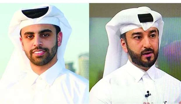 Portraits of Mohamed al-Mohannadi and Omar Mohamed al-Jaber accompanying the Qmic–Loop agreement report